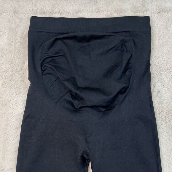 Blanqi Size Large Everyday Maternity Belly Support Leggings Black Comfort Pregna - Picture 3 of 10
